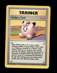 Clefairy Doll 70/102 Base Set Unlimited Rare Trainer
