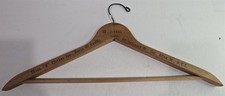 Vintage Three "B" Clothes Wooden Hanger New York City NYC Advertising Souvenir