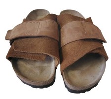 Birkenstock New w/o Box Kyoto Taupe Nubuck/Suede Leather Regular Select Size 8.5