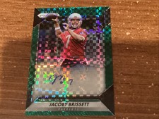 2016 Panini Prizm Rookie Auto green power RA-JBS Jacoby Brissett 27/49