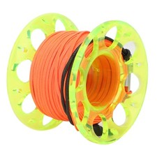 (gelb) 15m Plastic Scuba Diving Finger Spool Reel Diver Unterwasser CU