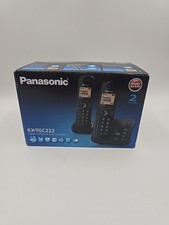 Panasonic KX-TGC222EB Twin Cordless DECT Phone with Answer Machine - Black