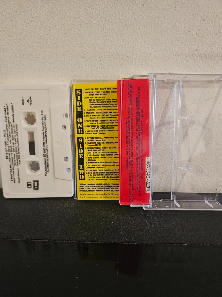 HITS OF 1990 VOLUME 2 Various Artists 1990 CASSETTE TAPE POP ROCK MEGADETH - Image 2 of 4