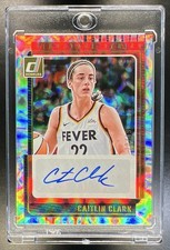 2025 Donruss WNBA Caitlin Clark #SS-CC Signature Series Holo Frame /49 Autograph