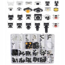 240Pcs Micro Momentary Tact Switch Kit Push Button Switch Assortment Tactile