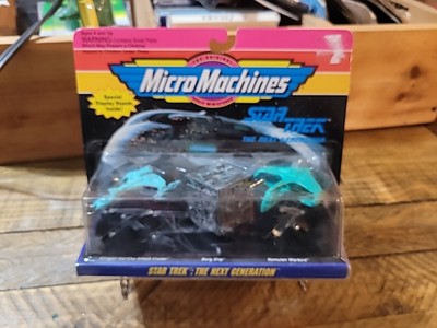 Vintage 1993 Micro Machines Star Trek The Next Generation Klingon Borg Romulan