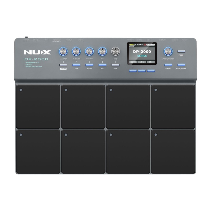 NUX DP-2000   digitales Percussion-Pad   20 Presets   Layer-Funktion