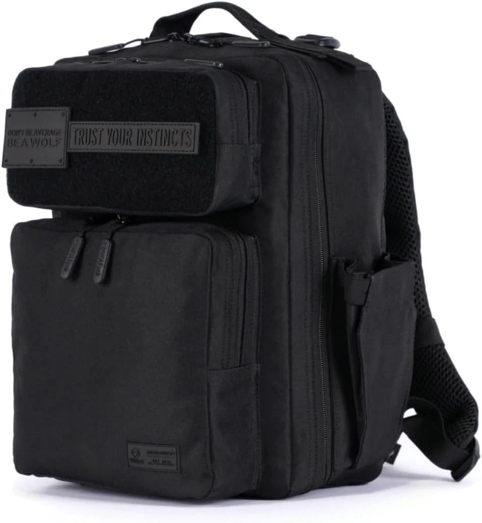 15L Slim Tactical Gym Backpack - Waterproof with Laptop Pocket & Cup Holders