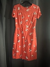 Pink/Orange Floral Old Navy Dress (XS)