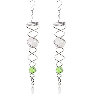 2 Stück Spirale Heckwind Spinner Stabilisator Deko Spirale Wind Spinner9730