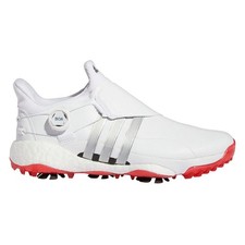 NEW Adidas Men's Tour 360 22 BOA Golf Shoes White/Silver/Red Size 12.5M
