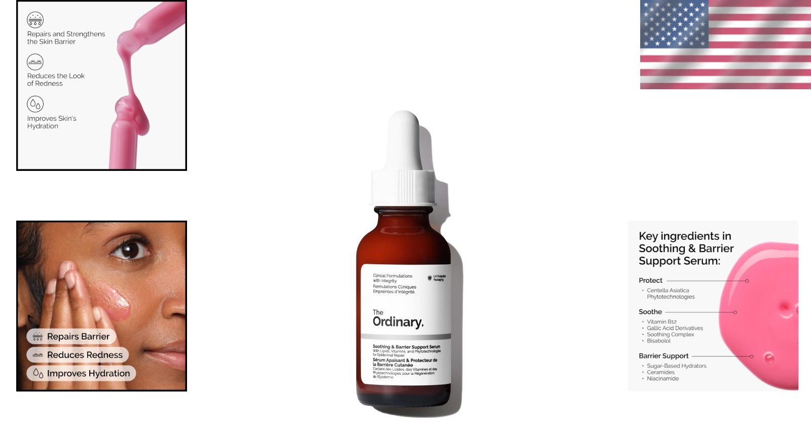 1oz Soothing & Hydrating Serum for Redness Relief - Suitable for All Skin Types