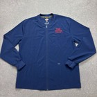 Dickies Jacket Adult Large Blue Chore Work Wear Soft Shell Lightweight Coat Mens