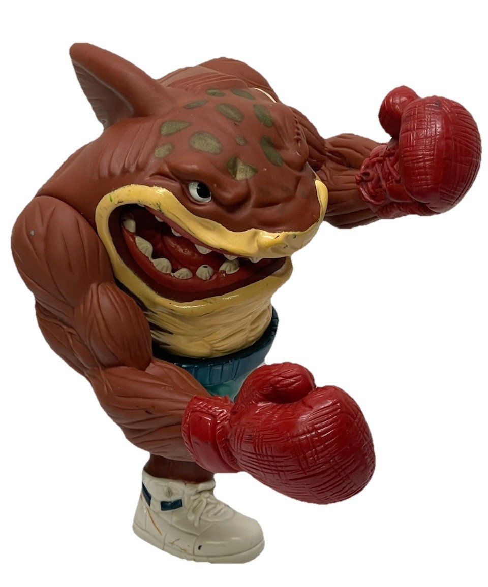 Vtg 1995 Street Sharks Big Slugger Slammu Boxing Shark Action
