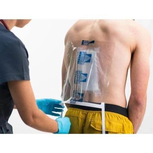 Cubierta grande para apósito para heridas de ducha 10' x 12' (paquete de 7) Foto 3 de 4