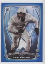 2014 Bowman Rookies Blue Foil 18/499 Kyle Van Noy #2 0f8