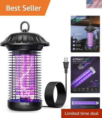 LED Bug Zapper Indoor Outdoor, Up to 50000 Hrs Lifespan Lamp, Energy Saving &...