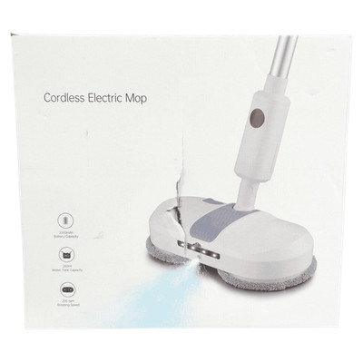 LED Mop Cordless Floor Cleaner Rechargeable Scrubber for Wood and Laminate