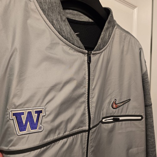 Washington Huskies Jacke Herren Large Nike CFB Playoff Full Zip Logo NCAA 4XL - Bild 4 von 9