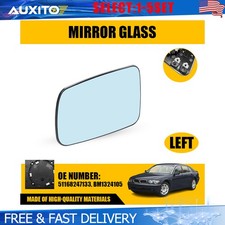 For Bmw E46 323i 328i 1999 323ci 328ci 2000 Left Heated Blue Mirror Glass 1-5x For Bmw E46 323i 328i 1999 323ci 328ci 2000 Left Heated Blue Mirror Glass 1-5x