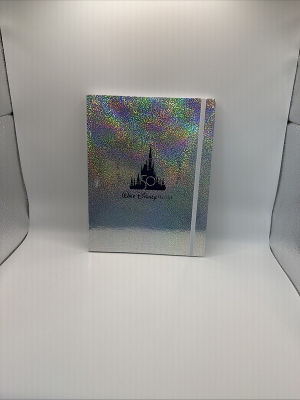 Metallic 50th Anniversary Walt Disney World Iridescent Journal Notebook