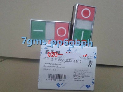 2 PCS NEW   Illuminated two-position push button switch head A22-QDDL-11/10 *vv