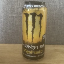 Monster Energy Rehab Lemonade Tea 458ml Full Can Rare Import Collectors