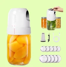Mason Jar Vacuum Sealer - Multi-Function Electric Mason Jar Vacuum Sealer Kit