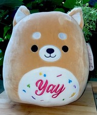 Squishmallows Angie Shiba Inu Dog 12" Yay Celebration New With Tags
