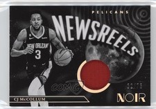2022-23 Panini Noir Newsreels Jerseys /75 CJ McCollum #NJ-CJM 1k0w