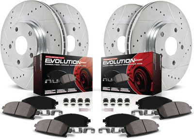 #ad Front and Rear Brake Kit for Honda Civic 2016 21 Drilled and Slotted Disc Roto $408.79