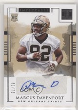 2018 Panini Impeccable Rookie Auto 61/75 Marcus Davenport #162 Auto 9su