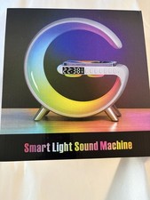 Smart Light Sound Machine Multicolor Speaker, App Control iOS/Android, Alarm