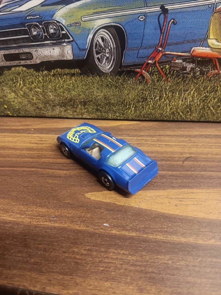 Hot Wheels 1977 esmalte azul Hot Bird restaurado  Foto 3 de 4