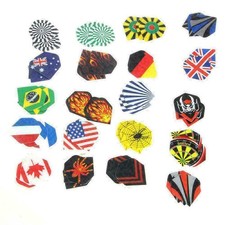 60Pcs 20-Pattern Dart PET Flights Multi-Styles Nice T4D4 Darts Profe Y0M3 Y5O4 V