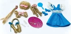 Vintage Mattel Francie “Hair Happinin’s” 1969 ~ Dress,Shoes,Hair Pieces~12 Items