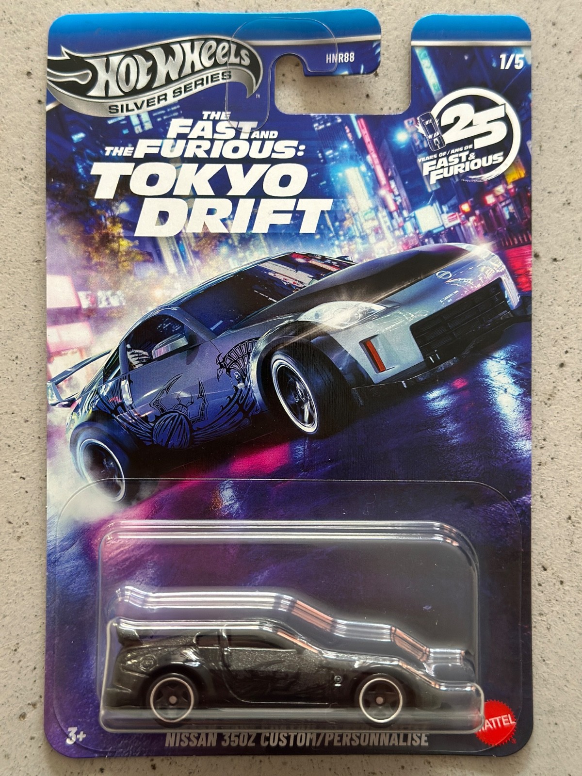 Hot Wheels Fast & Furious NISSAN 350Z CUSTOM DK with Protector Tokyo Drift gtr