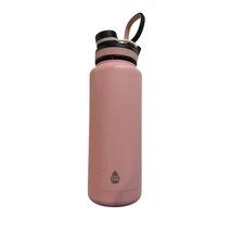 TAL Water Bottle 40oz Pink ScrewOn Cap Carrying Loop TAL Logo Sport Outdoor