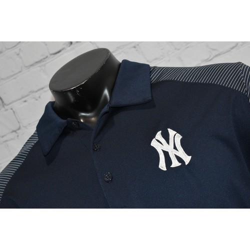Cutter & Buck Golf Polo Shirt Mens Size XL New York Yankees Baseball MLB Blue - Picture 2 of 6