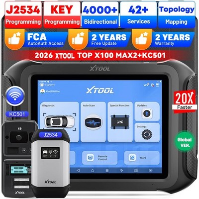 XTOOL X100MAX2 J2534 ECU-Programmier-, OBD2-Scanner Schlüsselprogrammiergerät