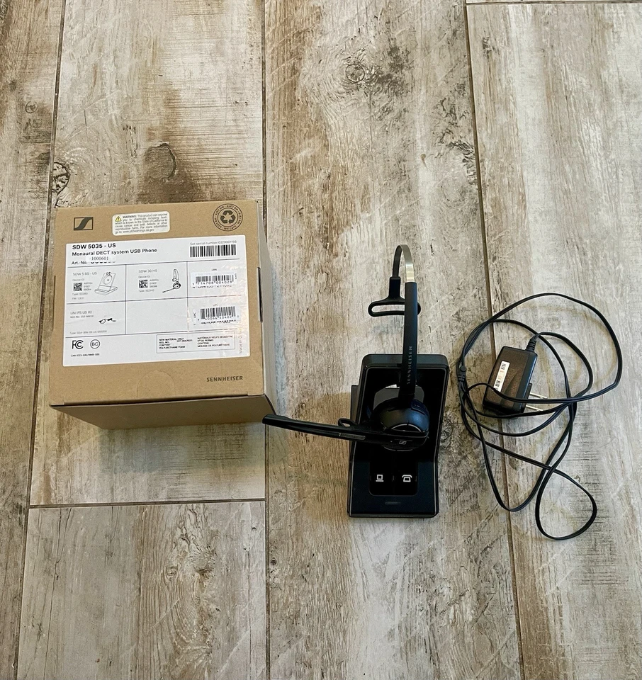 EPOS Sennheiser SDW 5035- US Monaural Wireless Headset for PC & Phone - EUC- FS! - Image 2 of 4