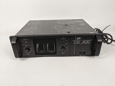 #ad Peavey CS 400 Power Amplifier Stereo 200W Rackmount Pro Audio Made In USA $149.95