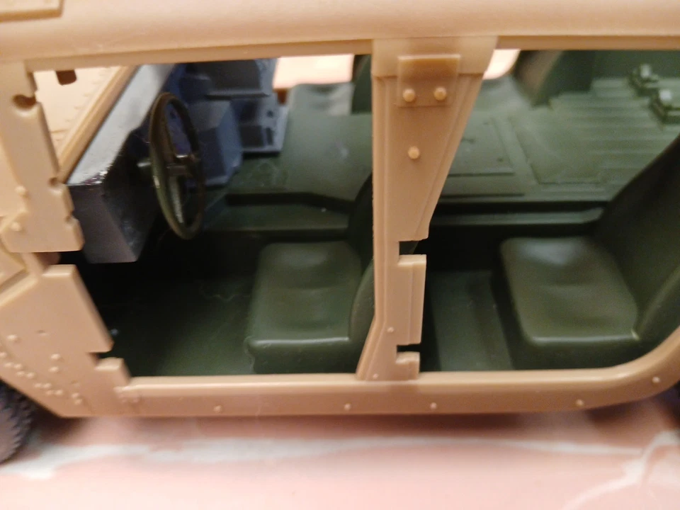 Camión de juguete Humvee 2001 caja azul 10" camuflaje militar todoterreno como está Foto 3 de 4