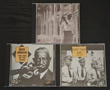 Bunk Johnson 3 CD Lot Brass Band Last Testament King Blues Jazz Louis Armstrong