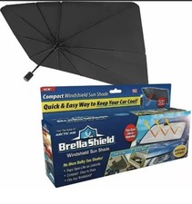 Brella Shield Car Windshield Sun Shade Umbrella Size - 31  X 57   As Seen On TV
