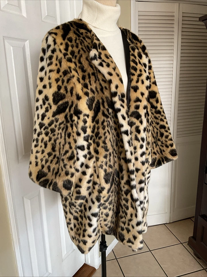 Donna Salyers винтажный сказочный меха пальто женский размер 2 X - Изображение 2 из 4