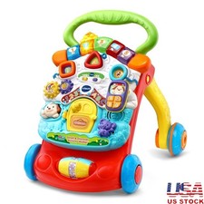 2-in-1 Activity Walker Sensor Music Lights Shape Sorter Toddler 9-36 Months New