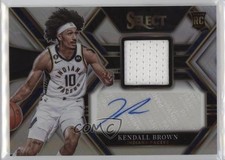 2022-23 Panini Select Rookie Jersey 173/199 Kendall Brown #RJA-KBW Auto 1c0s
