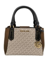 MICHAEL KORS Borsa con manico Donna Borsa bianco sporco-marrone stile casual