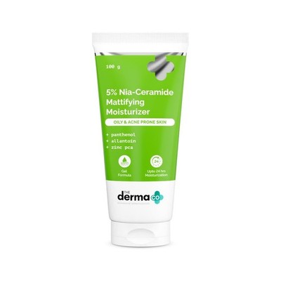 The Derma Co. 5% Nia-Ceramide Mattifying Moisturizer 24 hrs. Moisturization 100g